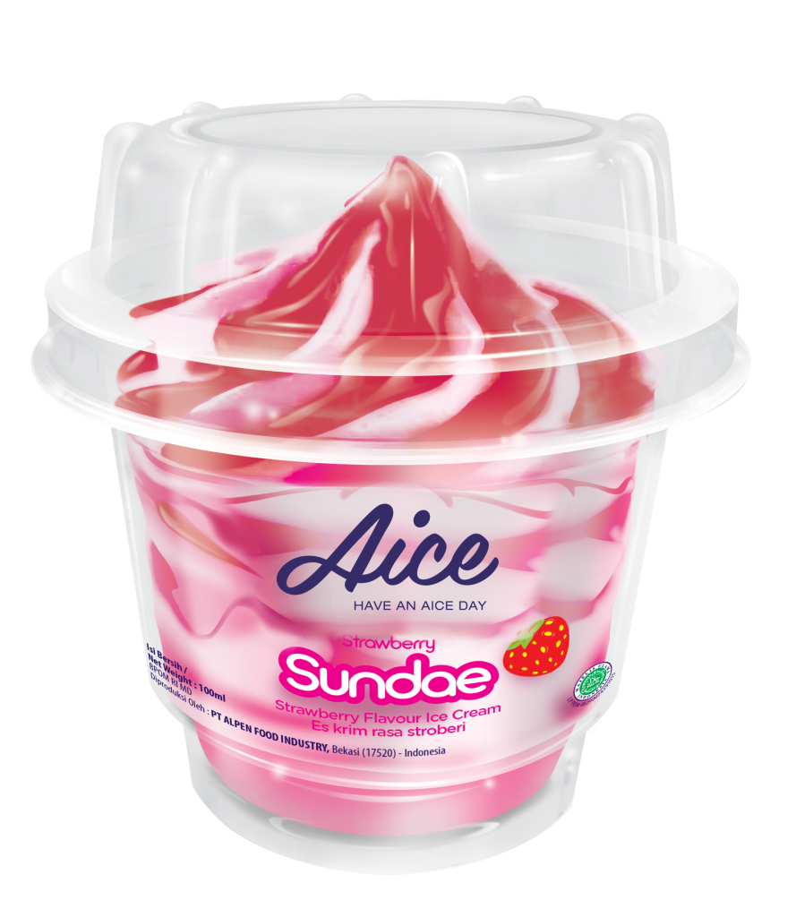 KEM LY SUNDAE DÂU TÂY